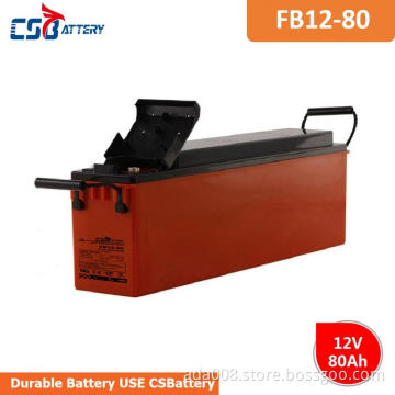 CSBattery 12V80Ah Front terminal Free Maintenance AGM Battery